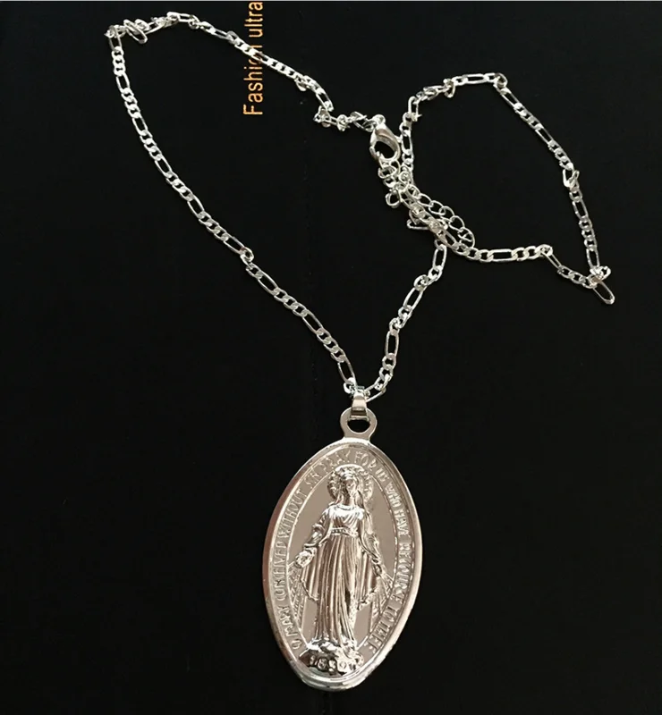 

Fashion Religious Jewelry Gold Plated Virgin Mary Pendant