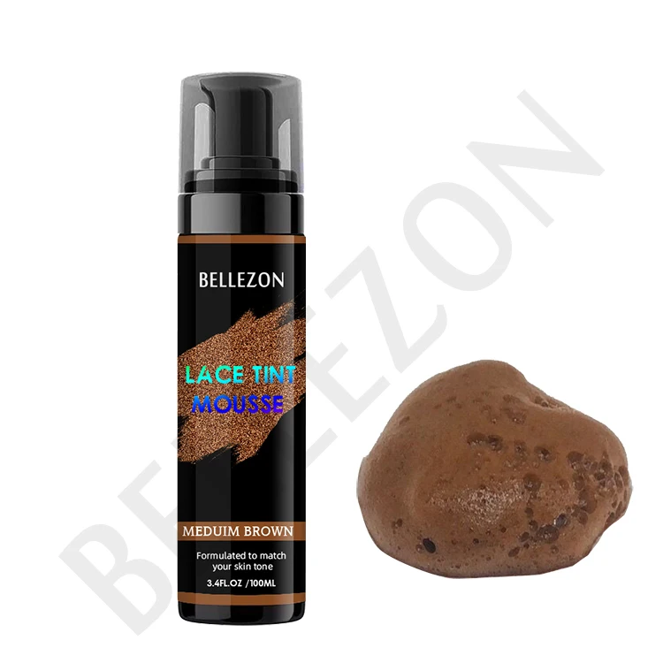 

Custom logo Private Label Medium Brown Lace Tint Mousse Foam Tint