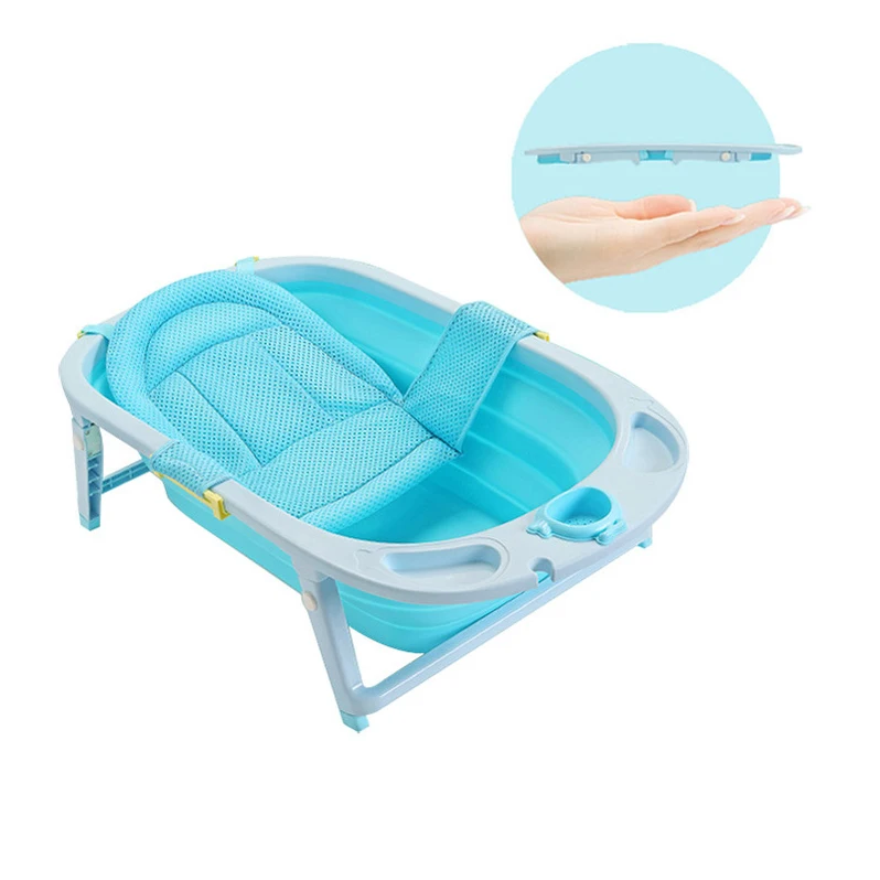 

New Baby Standing Baby Bath Bathtub, Foldable Baby Bathing Item/, Blue /pink