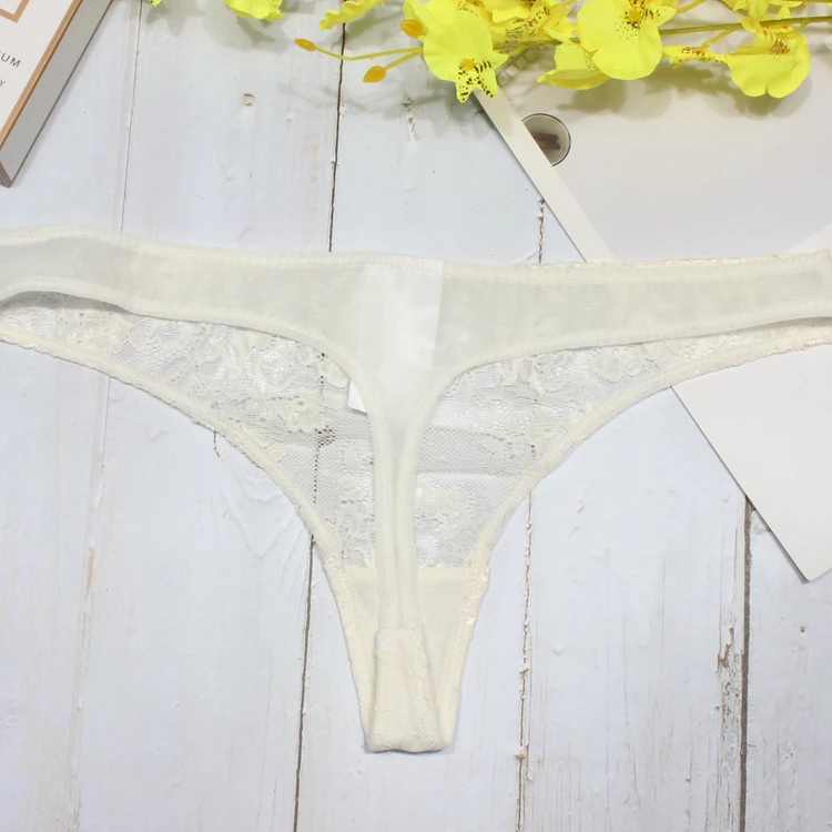

2020 New Designs Women Panties Sexy G String Women Lace Thong Panties Sexy, Black, white, customized colors