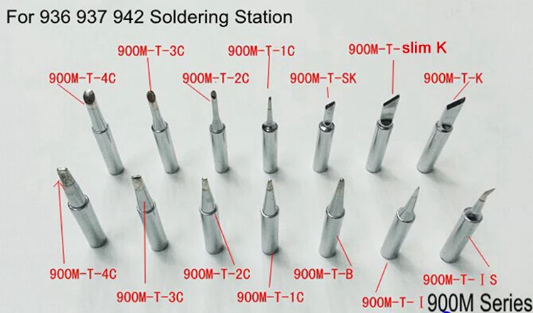 10PCS Solder Screwdriver Iron Tip 900M-T for Hakko Soldering Rework Station Tof8 