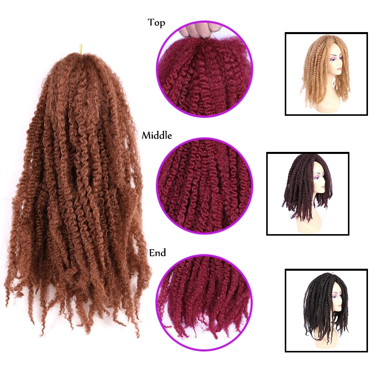 Wholesale Price Soft Kinky Darling Twists Braiding Hair Afro Kinky Bulk