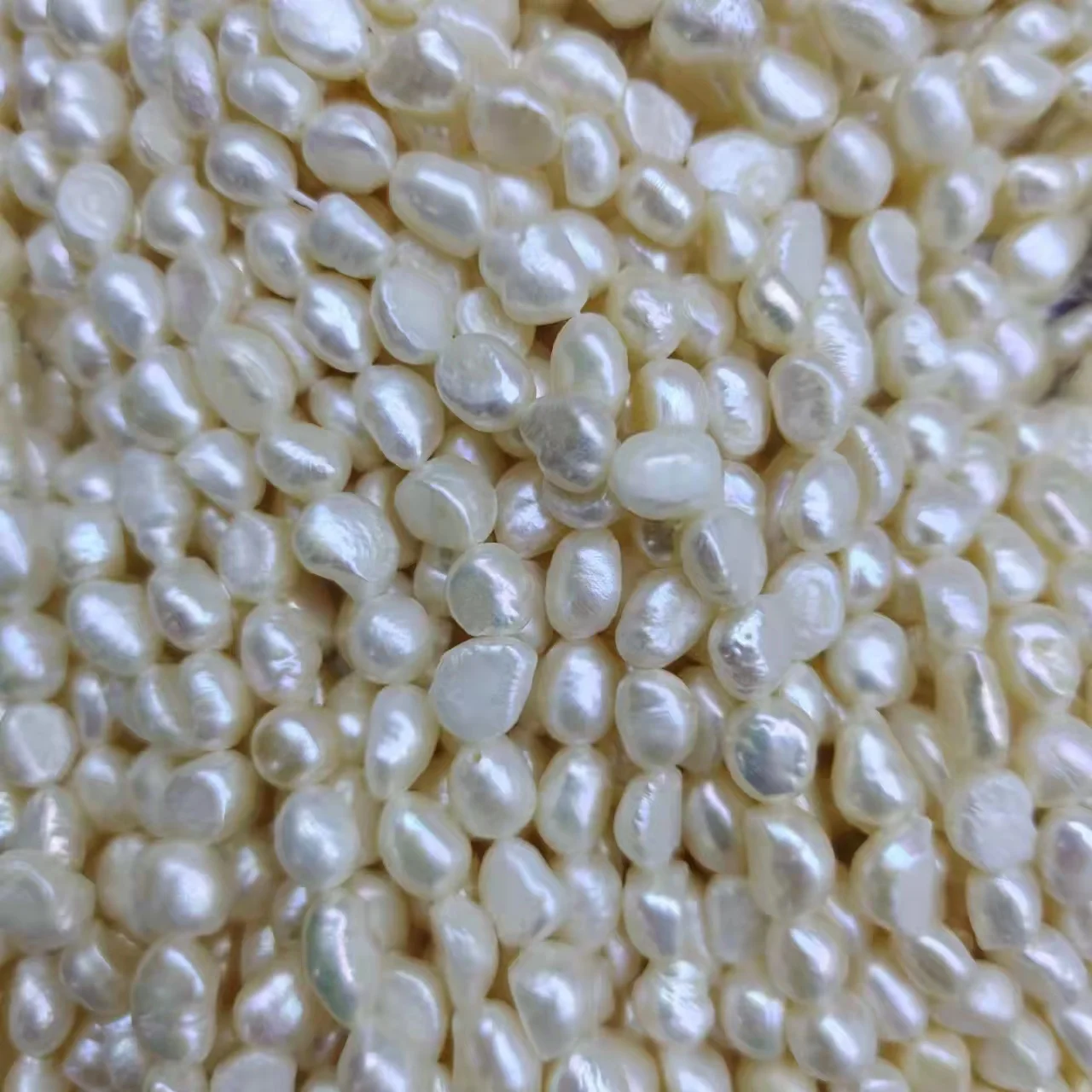 

6.3-7.3 mm baroque loose wholesale freshwater pearl in strand A grade