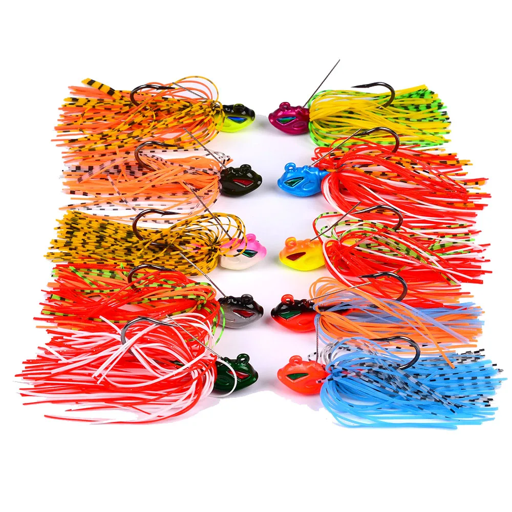 

Spinnerbait 8.5CM/15.8G bait Bass Fish Metal Bait Sequin Beard Pike Fishing Tackle Jigs Spinner Fishing Lure with hook, 10 colors