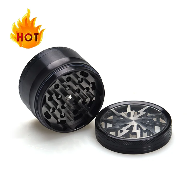 

Wholesale Custom Zinc Alloy Metal Grinder High Quality Grinder Herb Smoking Accessories Tobacco Weed Grinder, Customizable/mixed