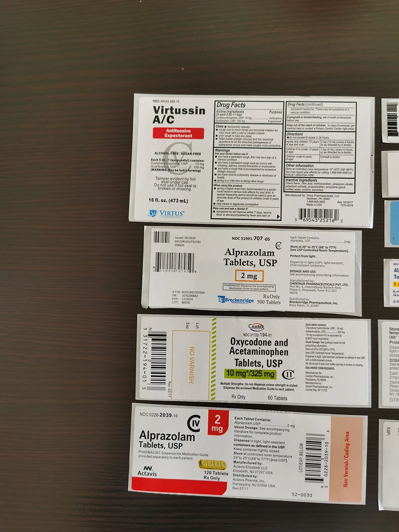 High Quality 1 Pint Purple Walgreens Cough Syrup Labels Buy 1 Pint