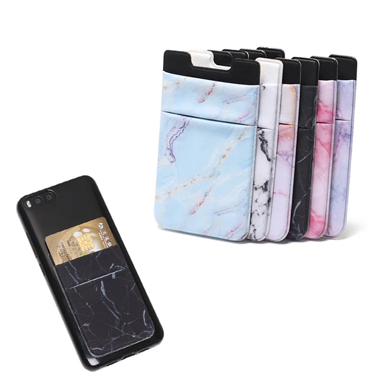 

Amazon hot sell lycra Phone Wallet Card Holder Carry Credit Cards and Cash Protection, Various colors available