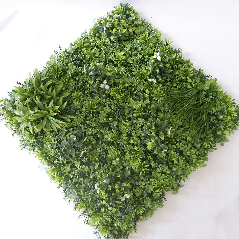 RSH Anti-UV Plastic High Quality Artificial Hedge Boxwood Panels Green Plant Vertical Garden Wall for Indoor Outdoor Decoration