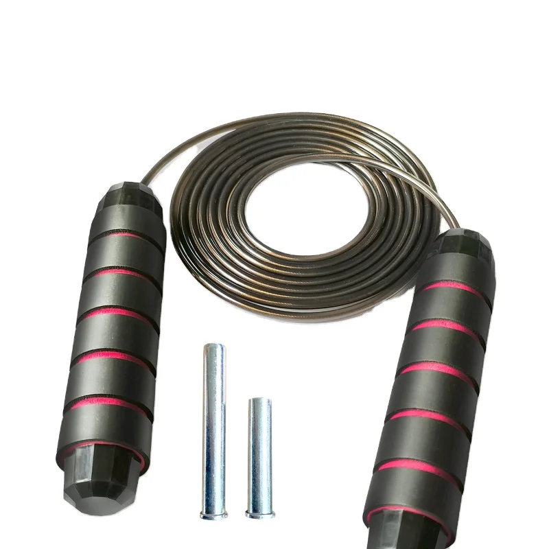 

2021 new Wholesale Speed Adjustable Custom Heavy Skipping Jump Rope PVC Fitness