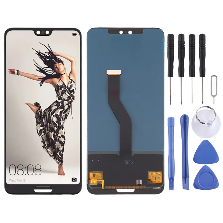 

Wholesale TFT Material Replacement parts LCD Screen and Phone touch screen Digitizer Full Assembly for Huawei P20 Pro