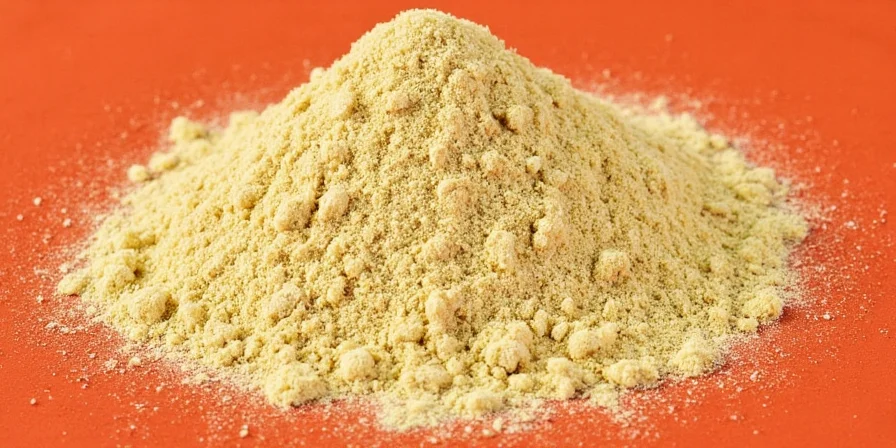 Fresh ginger root vs. ginger powder side by side