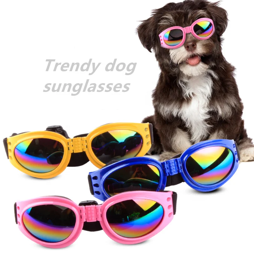 

Pet Accessories Wind And Anti-sai Protective Pet Glasses Foldable Dog Sunglasses