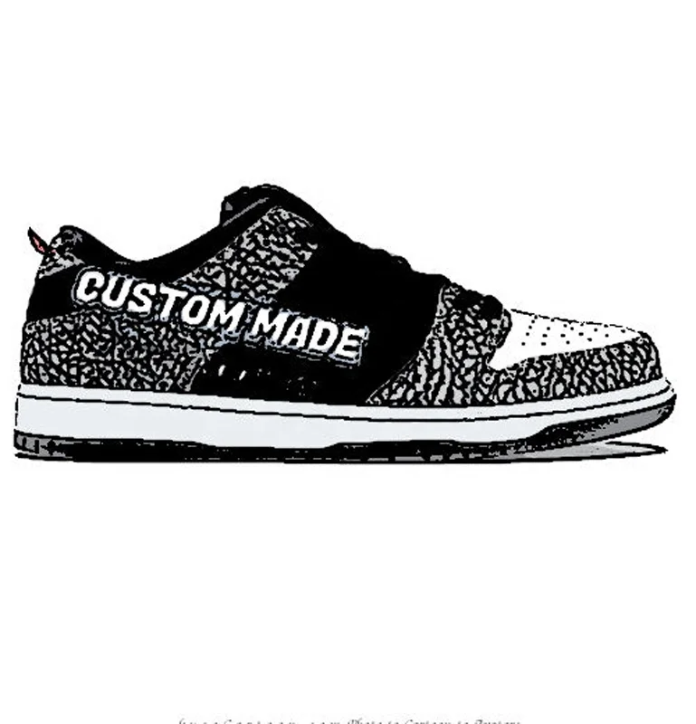 

Sports shoes leather LOW SB high quality basketball shoes men's board shoes skateboard customization, Any