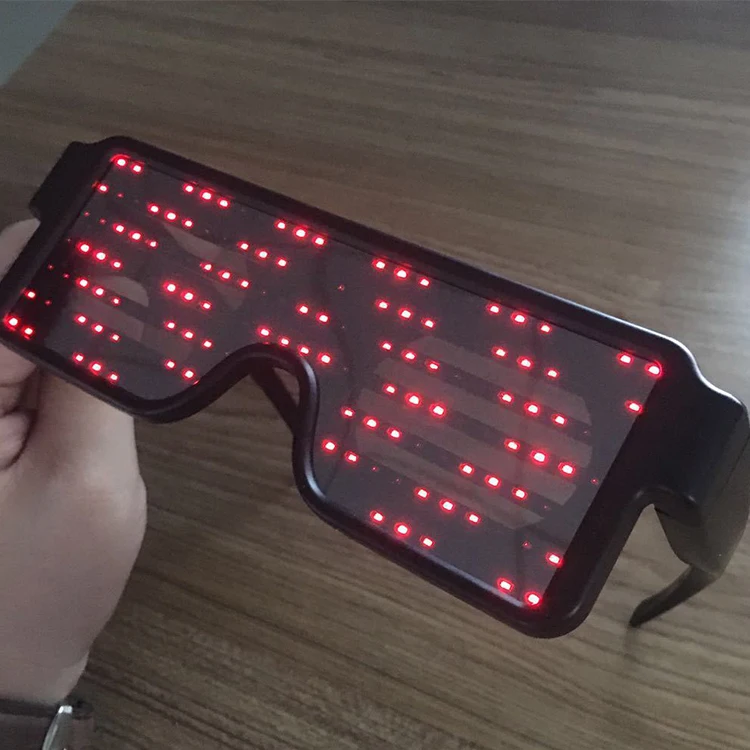 
Recharged Glow Light led party glasses flashing display led luminous glasses for happy new year 