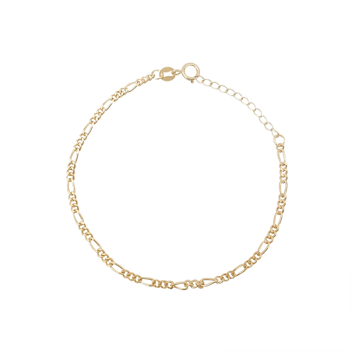 

Popular 18k Pure Gold Chain Bracelet Fine Jewelry 18K Real Solid Gold Chain Bracelet Wholesale