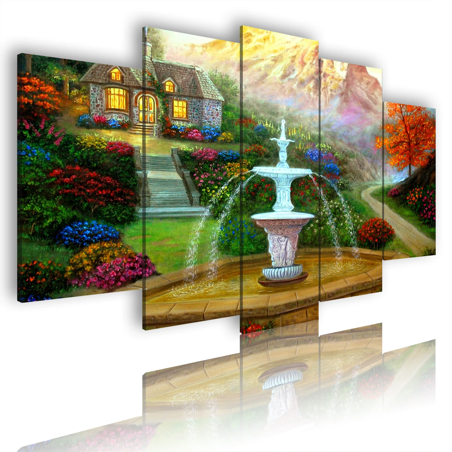 

Picture Beauty Frame Bulk Wall Art Decoration Home 3D Beautiful Scenery Abstract Canvas Print Cheap China