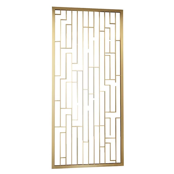 

Laser Cut Metal Screen Divider Sculpture Decorative Room Divider, Customized