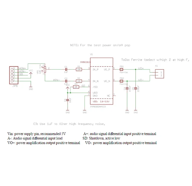 Pam8302 2.5w Single Channel Mono Class D Amp Audio Amplifier Module