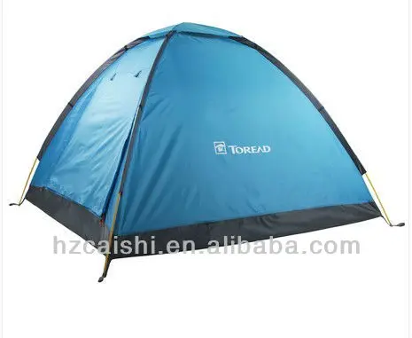 
China supplier 100% polyester fabric waterproof with pu coating produced by Hangzhou Caishi for yellow tent and other outdoors 