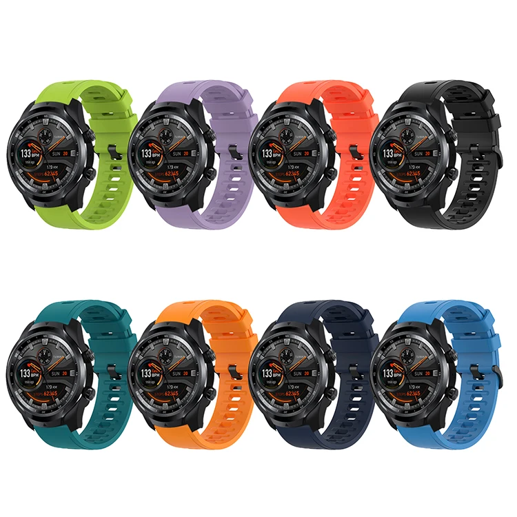 

Lianmi Wrist Band For Ticwatch Pro 3 4G/LTE Strap For Ticwatch Pro S GTX E2 S2 Silicone Bracelet Smart Watch Strap, Multi colors/as the picture shows