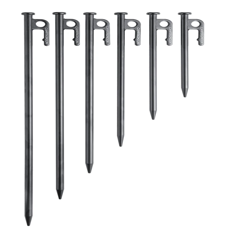 

Titanium Tent Pegs  Unbreakable Titanium Steel Lightest Full Strength Tent Stake Peg For Outdoor Trip