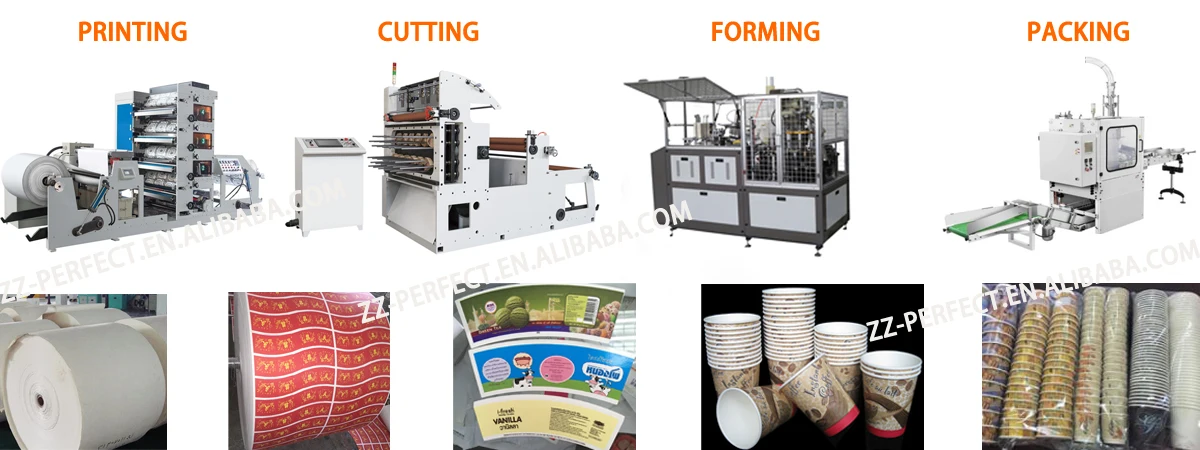 Hot Sale China Paper Cup Fan Automatic Rotary Roll Die Cutting Machine ...