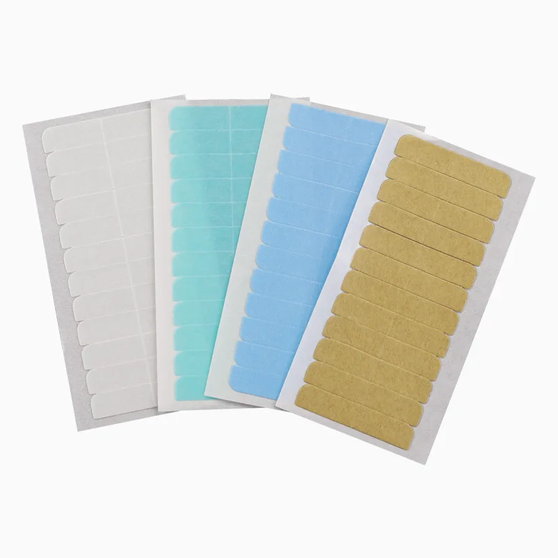 5 Sheets/bag 60pcs Skin Tape in Hair Extension Tools Double-Sided Adhesive Tape for Hair Extensions