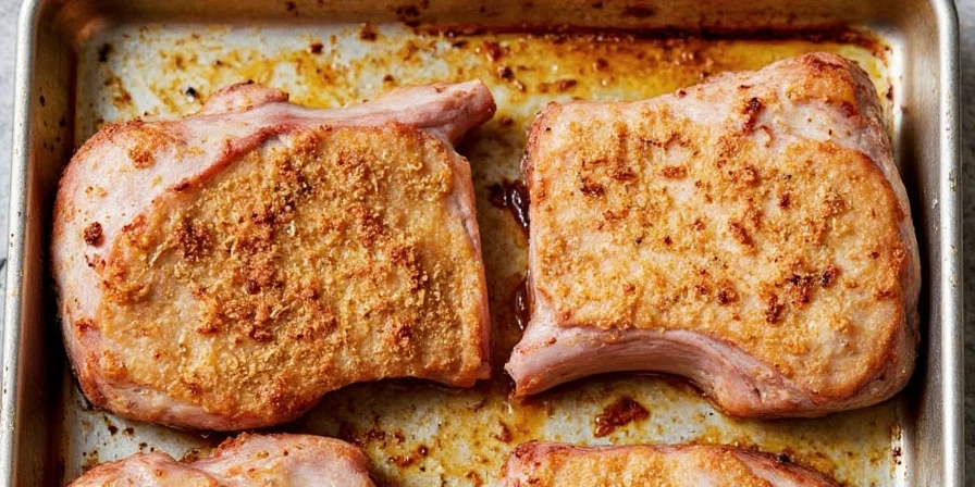 Applying Seasoning to Pork Chops