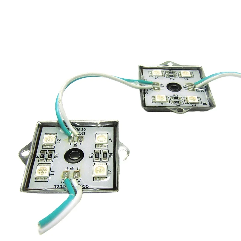 Cheap Price Custom Logo SMD 12V 0.6W 4 Lights 5054 Led Epoxy Module For Advertising Light
