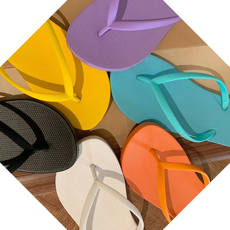 Wholesale Anti-Slippery Women's Summer Flip Flops Personalized Slide Soft Chinelo for House Wedding Bulk Resale Cheap Bulk Bulk