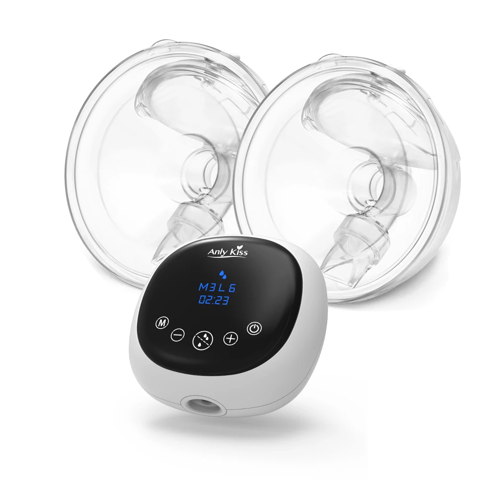 

LOW MOQ wholesale 4 modes mute motor LED touch screen adult breast feeding pumps electric, Customized