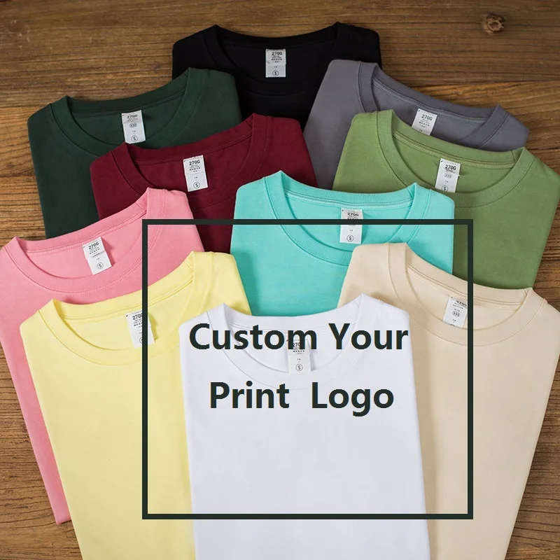

Custom Your Own Logo Plain 100% Cotton Printed T-Shirt For Men
