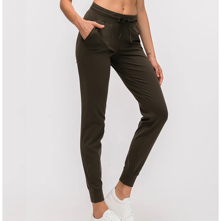 

Super Fabric Quick Dry Fitness Yoga Pants Loose Gym Pants with Pocket Women Wholesale, As pics show or custom