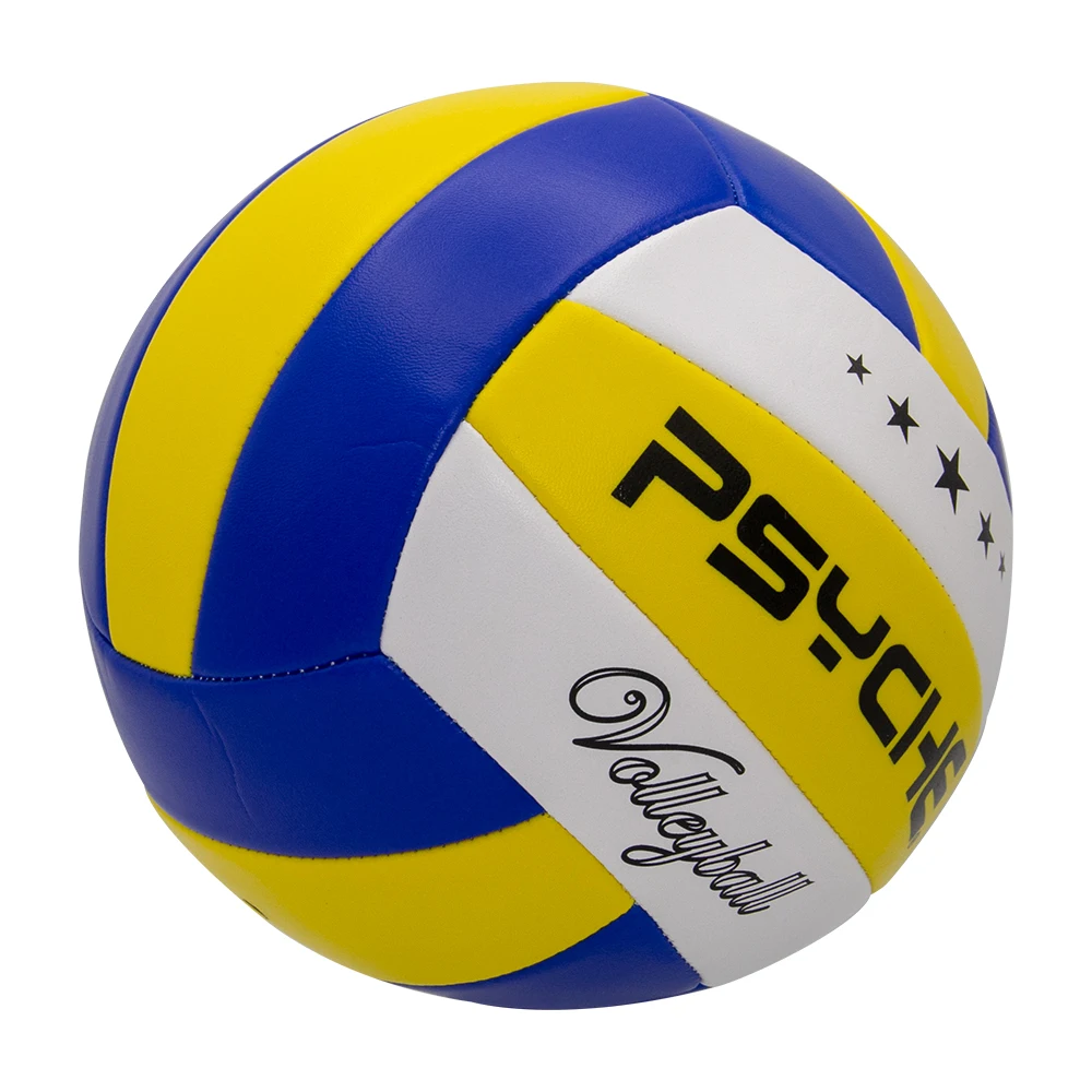Customizable Super Touch Size 5 PVC & PU Volleyball Popular Material for Beach Practice Customizable Sporting Goods
