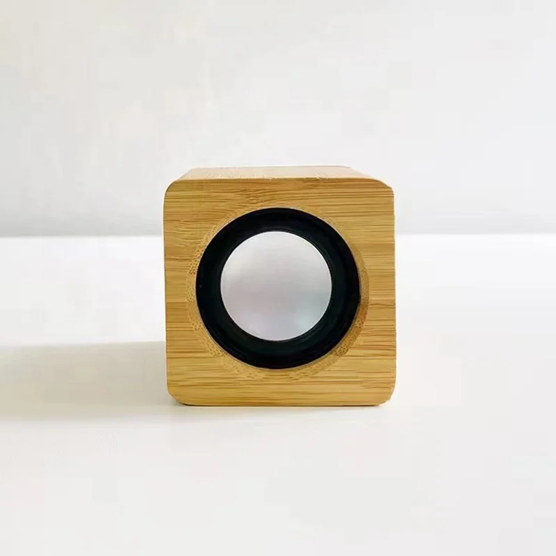 

Wooden Wireless Blue tooth Speakers Portable 3W Mini Bamboo Wood Speaker Ture Wireless Stereo Speaker