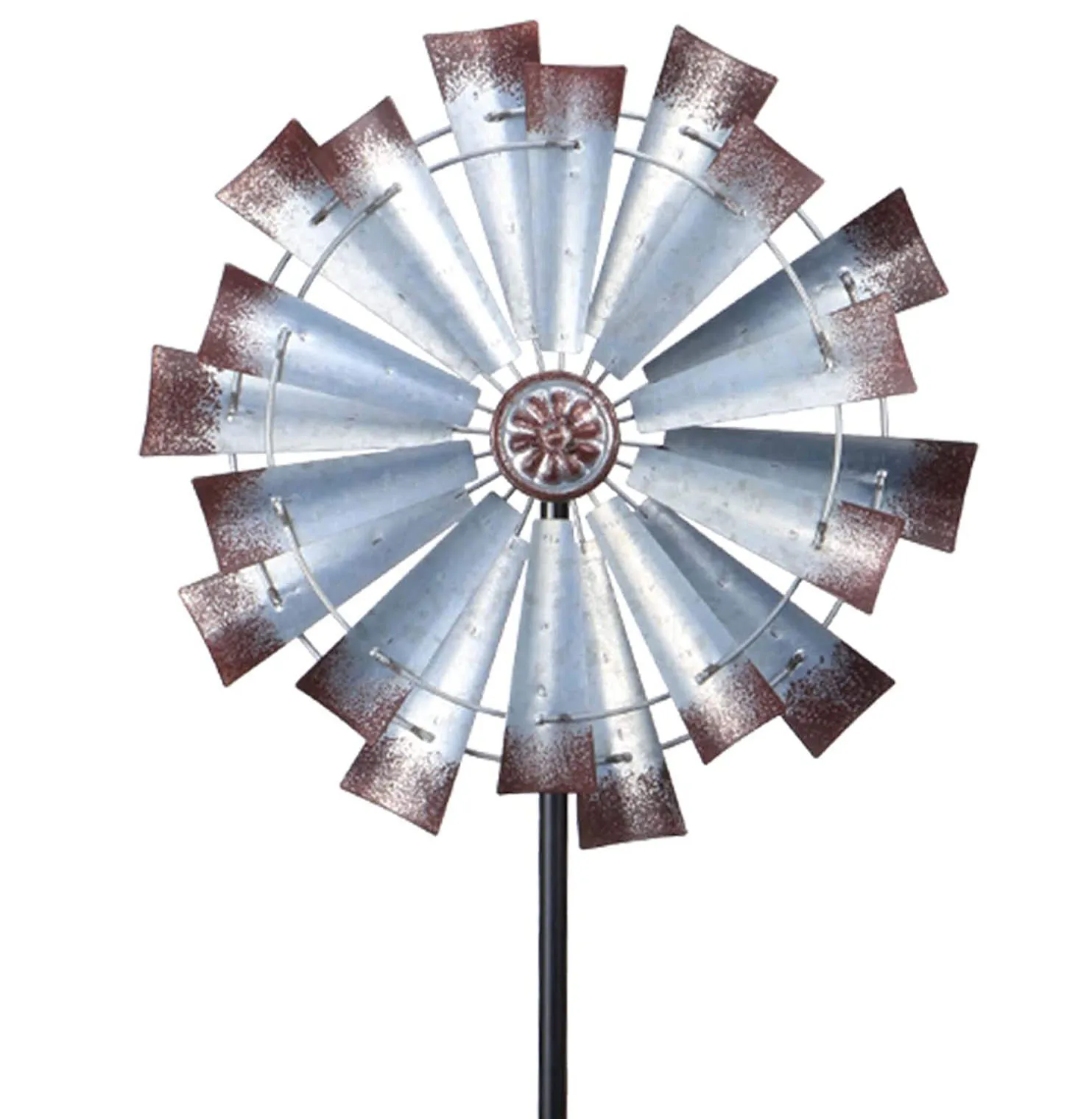 

2021 new design garden metal wind spinners