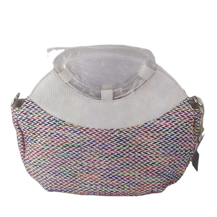 

PU Leather Tote Handbags Hobo bag with Factory Price, White