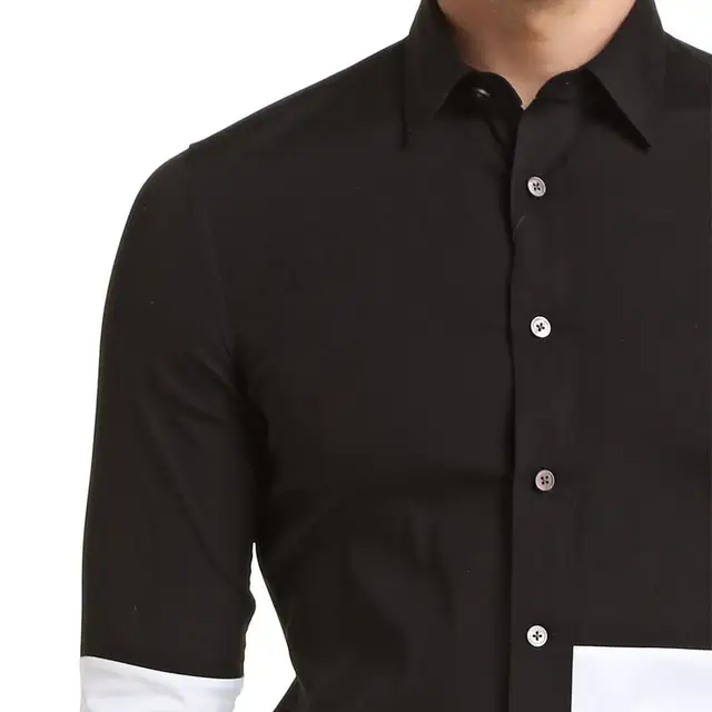 Neueste Manner Half Black Half White Shirt Buy Halb Schwarz Halb Weiss Shirt Mann Hemd Hersteller Mens Shirts Casual Product On Alibaba Com