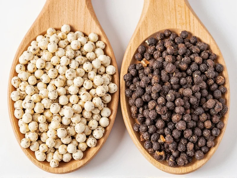 Black Pepper vs White Pepper: Key Differences Explained