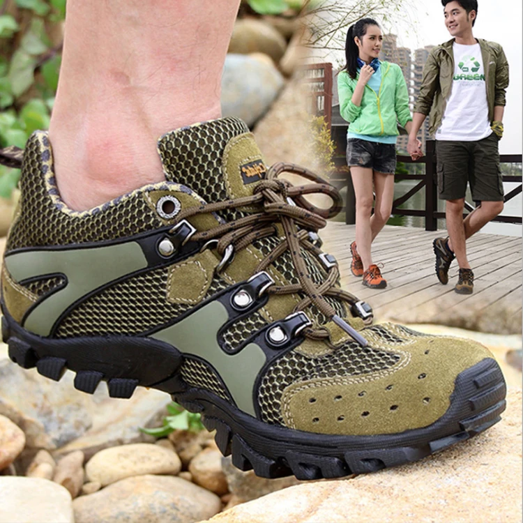 

Wholesale custom breathable fishing hiking shoes waterproof slip on mens for fishing, Customized color