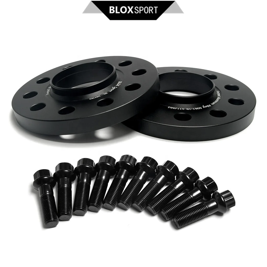

Forged Aluminum Alloy 6061T6 Wheel Spacer 5x4.5" for Mercedes-Benz C63 S AMG Coupe C205 | Black Color | 5x112 CB66.5+Longer Bolt