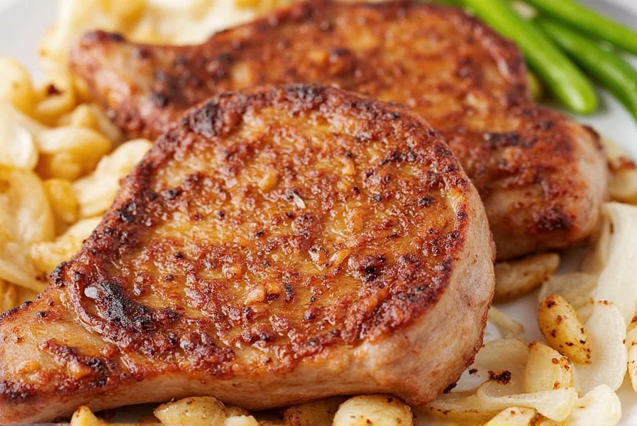 Applied Rub on Pork Chops