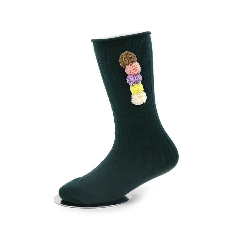 

Wholesale solid color baby socks 3d animal face pattern kids cotton tube Socks, Multi-colors