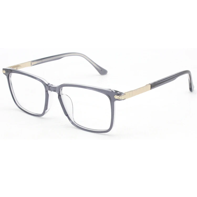 

Acetate Optical Eyeglasses Designers Metal Eyewear Full Rim Frames Glasses, Custom colors