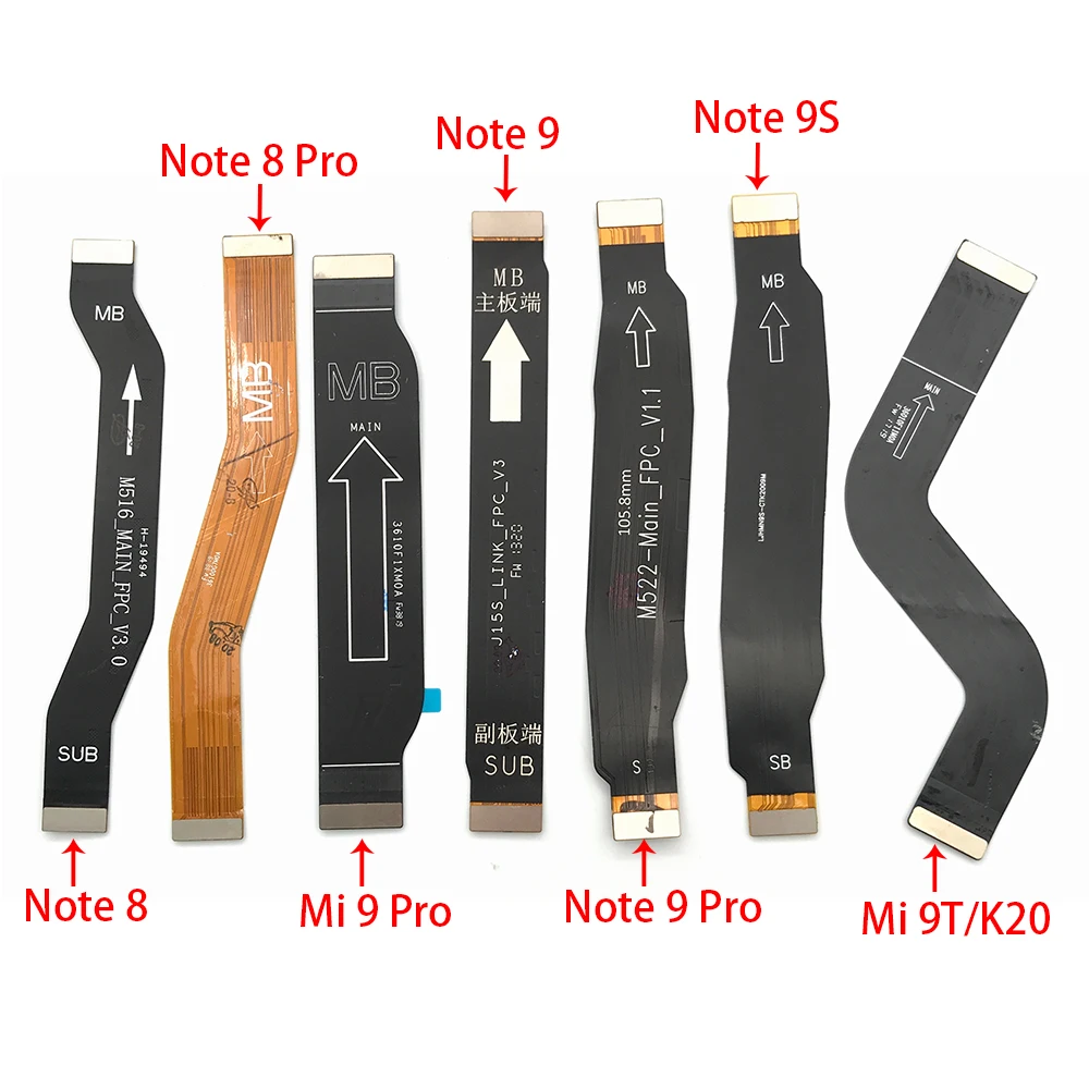 

Replacement LCD Display Connector Main Board Flex Cable For Xiaomi Redmi Note 9S 8 9 Pro K20/Mi 9T 9 Pro Phone Accessories