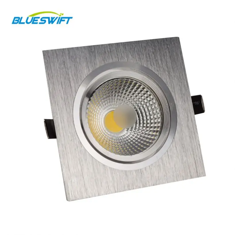 China Low Price Fixture Gimbal 5w 7W 12w COB Square Led DownLight Down Light