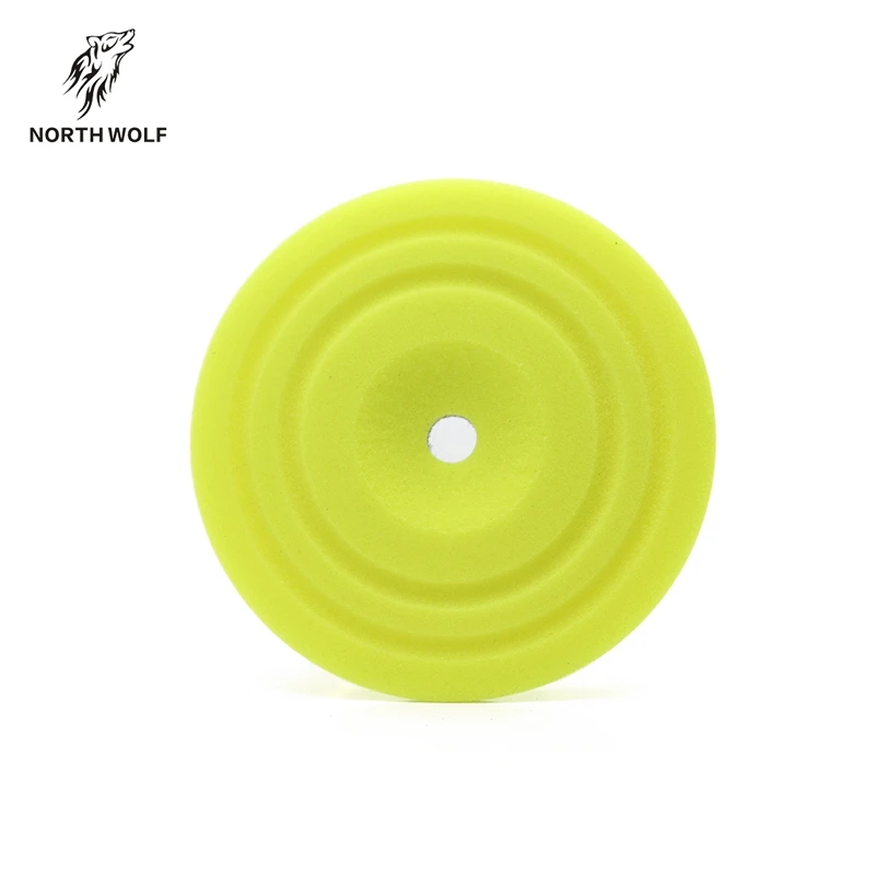 

Latest pattern yellow color foam polishing car pads car paint polish auto detailing Centrifugal buffing pads