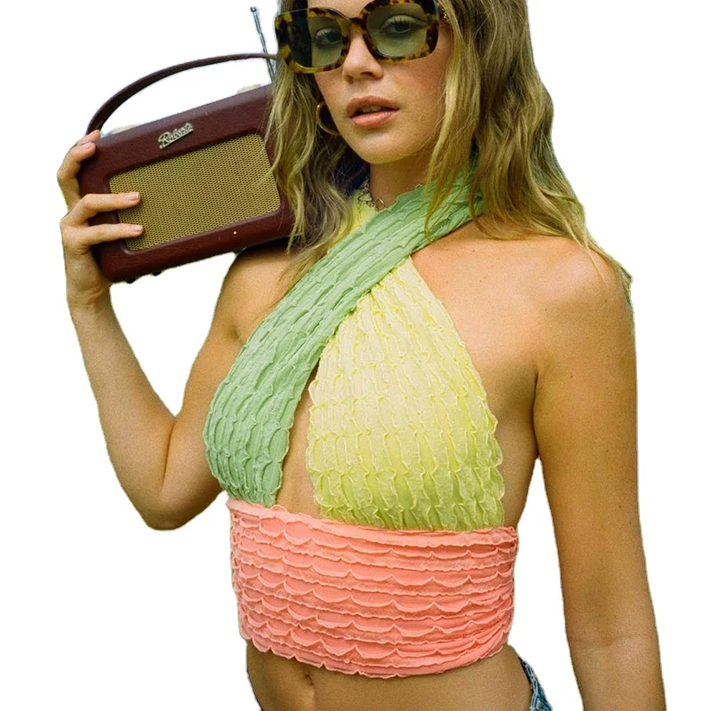 

2021 New arrivals HOT ITEMS women sexy sleeveless slim top fashion blouse ladies crop tops