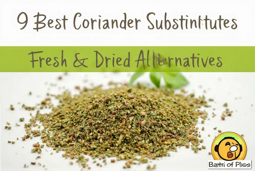 Fresh parsley and cilantro side by side comparison