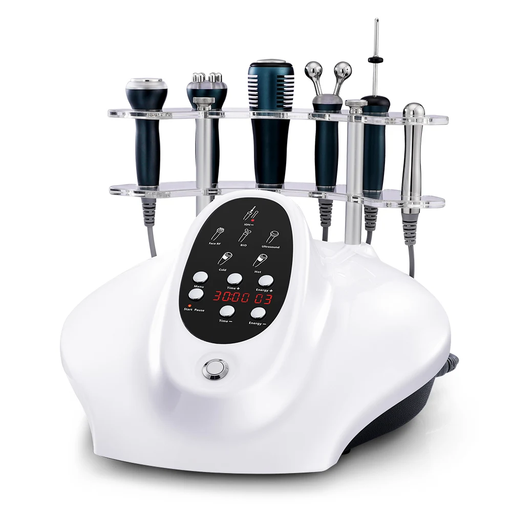 

Ultrasonic Microcurrent Therapy RF Hot Cold Hammer Skin Tightening Face Lift Anti-wrinkle Machine